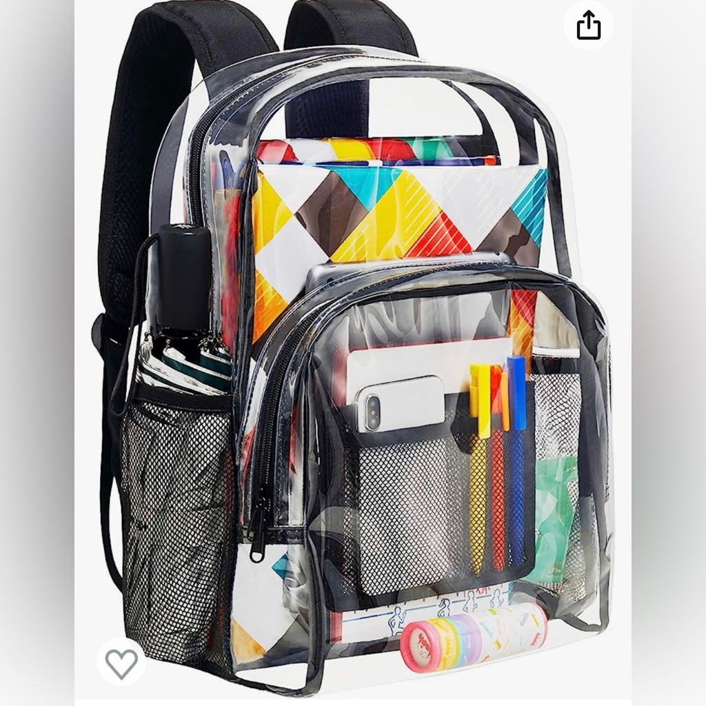 Clear Student Backpack